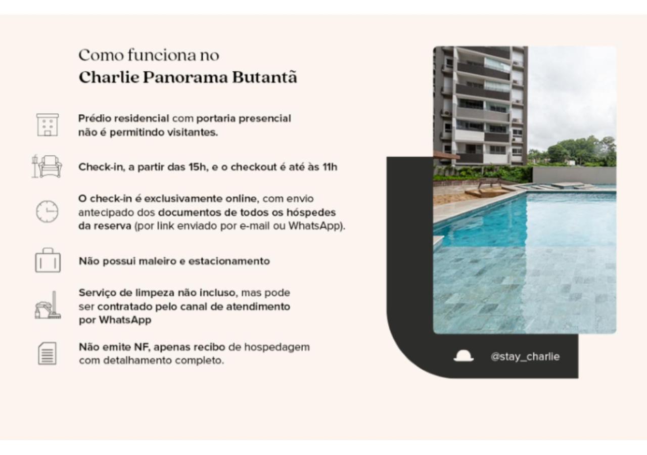 Charlie Panorama Butanta Apartamento São Paulo Exterior foto